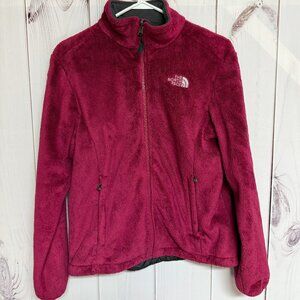The North Face Women’s Osito Plush Fleece Jacket Medium Magenta EUC